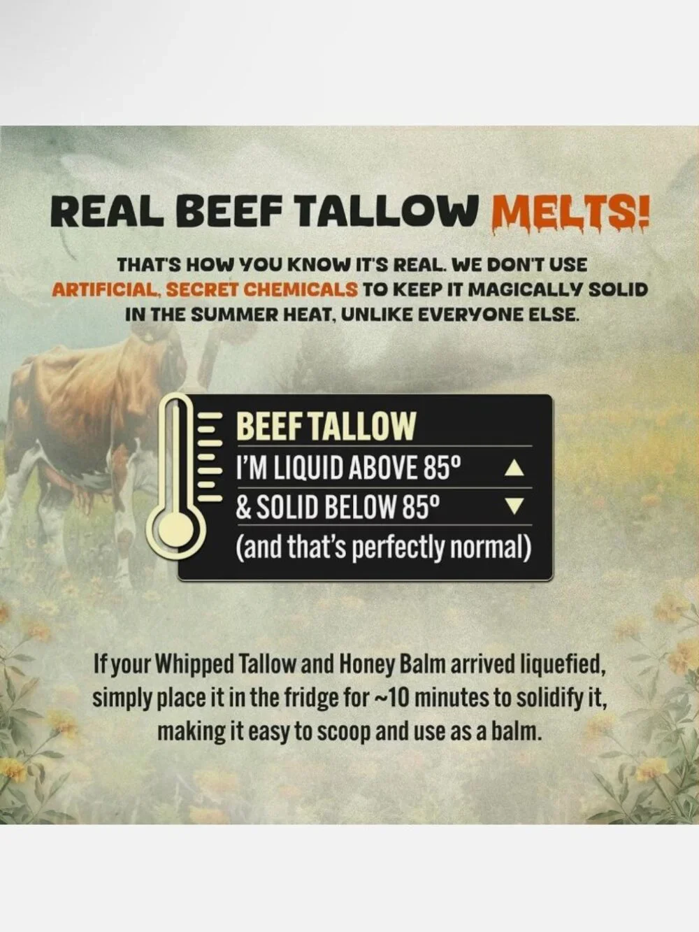 Evil Goods- Whipped Beef Tallow and Honey Balm Citrus Moisturizer
